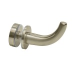 DRH1BBRZ,CRL Brushed Bronze Designer Robe Hook