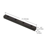 1NT308DU-CRL- Bronze Header Mounted Double Door Stop