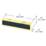 1NT307BR-CRL-Brass Header Mounted Single Door Stop