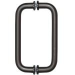BM8X8ORB-CRL-Oil Rubbed Bronze 8" BM Series Tubular Back-to-Back Pull Handle