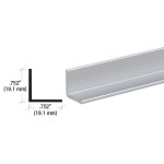 D1628,3/4" Aluminum Angle Extrusion