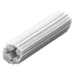 EXP2002, CRL 3/16" Hole, 1" Length 4-5-6 Screw Expanding PVC White Screw Anchors