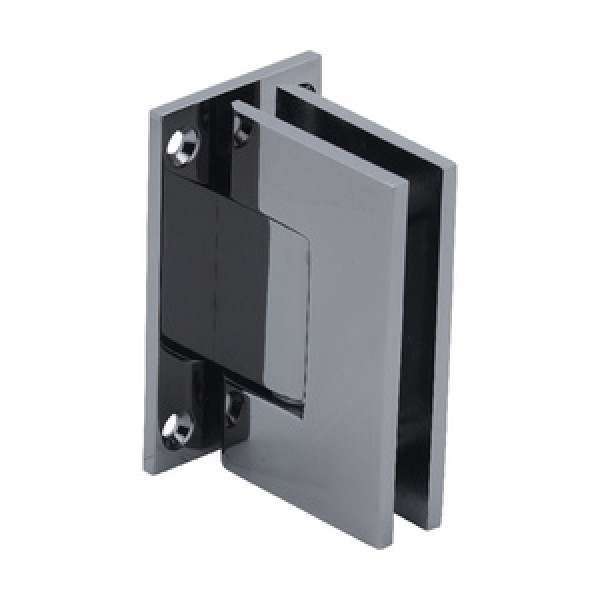 GEN037GM, CRL Gun Metal Geneva 037 Series Wall Mount Full Back Plate Standard Hinge