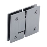 GEN180GM,CRL Gun Metal Geneva 180 Series 180 Degree Glass-to-Glass Standard Hinge