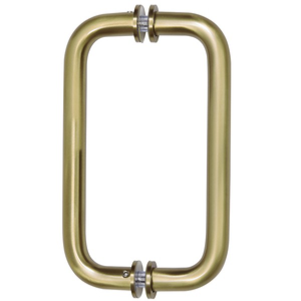 BM8X8BBRZ,CRL Brushed Bronze 8" BM Series Tubular Back-to-Back Pull Handle