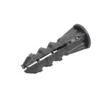CRL- 1339- 1/4" Plastic Screw Anchor with Shoulder - 1000 Pack