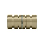 SDK106BBRZ,CRL Brushed Bronze Contemporary Style Back-to-Back Shower Door Knobs