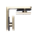 SGC90BBRZ,CRL Brushed Bronze Square 90 Degree Glass-to-Glass Clamp