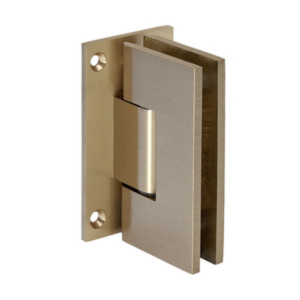 V1E037BBRZ,CRL Brushed Bronze Vienna 037 Series Wall Mount Full Back Plate Hinge