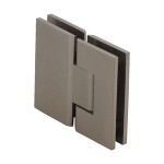 V1E180BBRZ,CRL Brushed Bronze Vienna 180 Series Glass-to-Glass Hinge