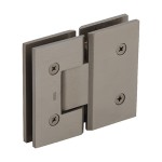 V1E180BBRZ,CRL Brushed Bronze Vienna 180 Series Glass-to-Glass Hinge