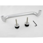 CM17412,  Ø 1 X12"(CTC), Solid Aluminum Singled-Side Offset Pull Handles