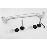 CM17412,  Ø 1 X12"(CTC), Solid Aluminum Singled-Side Offset Pull Handles