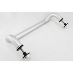 CM17412,  Ø 1 X12"(CTC), Solid Aluminum Singled-Side Offset Pull Handles