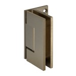 GEN044BBRZ,CRL Brushed Bronze Geneva 044 Series Wall Mount Offset Back Plate Hinge