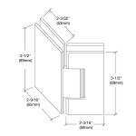 GEN045BBRZ,CRL Brushed Bronze Geneva 045 Series 135 Degree Glass-to-Glass Hinge