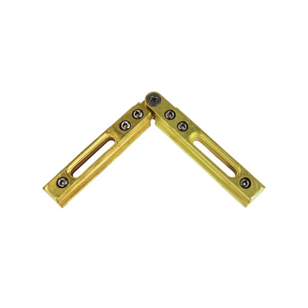 BHC373, CRL Brass Adjustable Corner for the Deluxe Header Kit
