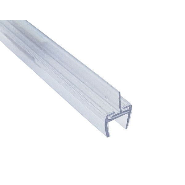 CP500BR, Bottom Rail With Wipe for 3/8" Glass