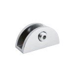 C2714, Round, Shelf Clamp For 1/4" & 3/8" (Glass, acrylic or wood)