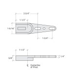 3010DP, FHC Adjustable Dual Purpose Pivot Set (Standard)