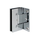 CV1E044, Wall Mount Offset Back Plate Hinge for Frameless Shower Door