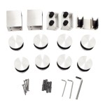 CCAM78, Double Sliding Shower Door System (Hardware ONLY)