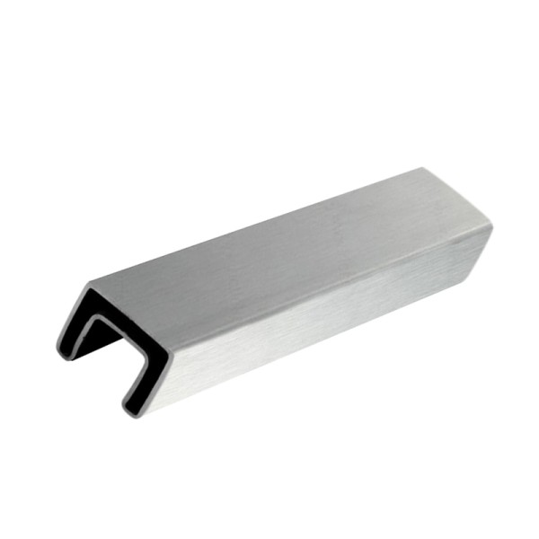 CCP40X40, Square Cap Railing 1 1/2" x 1 1/2" x 1/16 with slot size 1" x 1"