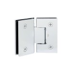 CGEN545, 5 Degree Pre-Set, 135 Degree Glass to Glass Hinge for Frameless Shower Door