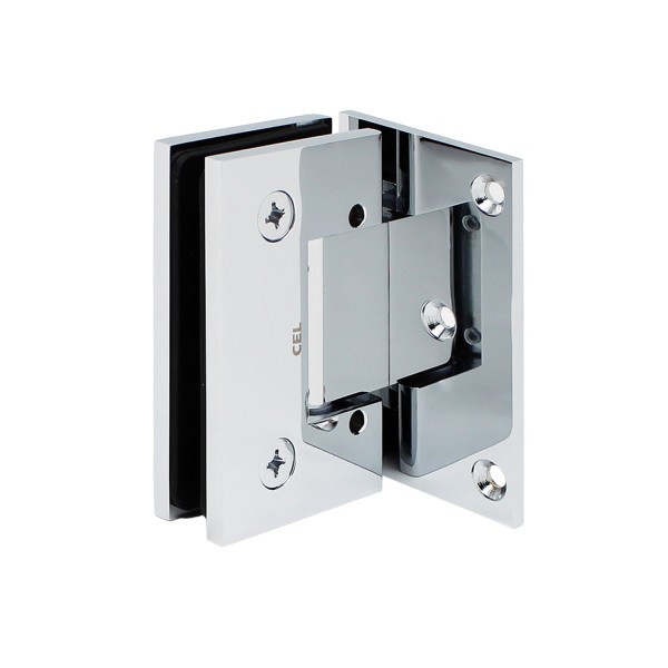 CGEN344, Adjustable Wall Mount Offset Back Plate Hinge for Frameless Shower Door