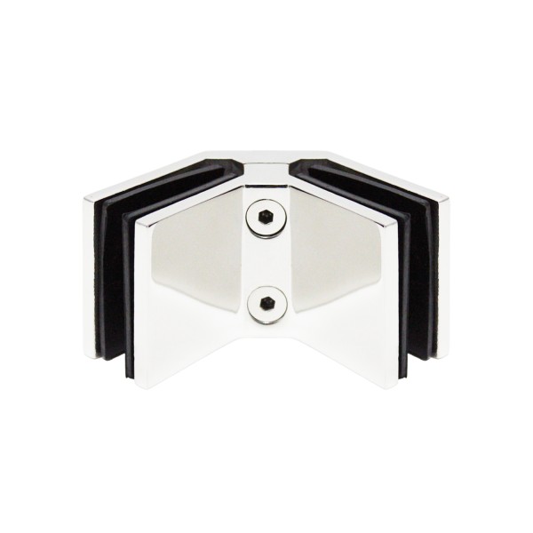 CGTGS90, 90 degree corner Railing clamp, glass to glass,  for 3/8" & 1/2" Glass