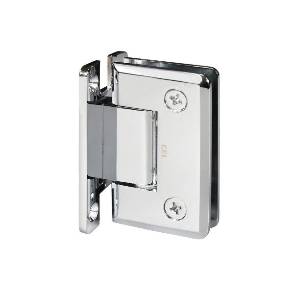 CP1N037, Wall Mount 'H' Back Plate Hinge for Frameless Shower Door