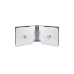 CSGC135, 135° Degree Fixed Panel, Square, Glass to Glass Clamp