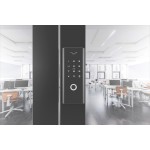 CSGLG200, APP Remote Control Smart Fingerprint Password Code Lock For Grille Metal Push Sliding Door