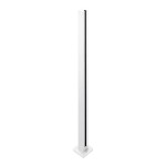 CSLP42,Square Post 42" Height for 1/2" Glass (Post Only, Not Include Glass Clamp)