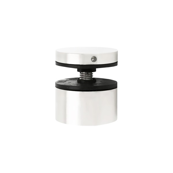 CSO1121,  1-1/2" Ø Diameter Round Standoff for Glass Railing with 1" projection, Stainless steel 316