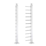 CSPC42, Square 42" Height Post for cable Ø2", (Post Only, Not include cable, Tensioner & Terminal)