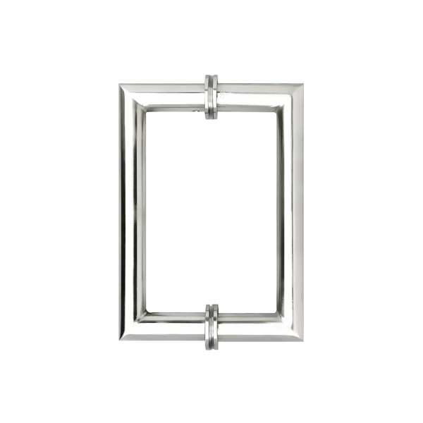 CMT,  Round Tubing Mitered Corner Back to Back Pull Handle