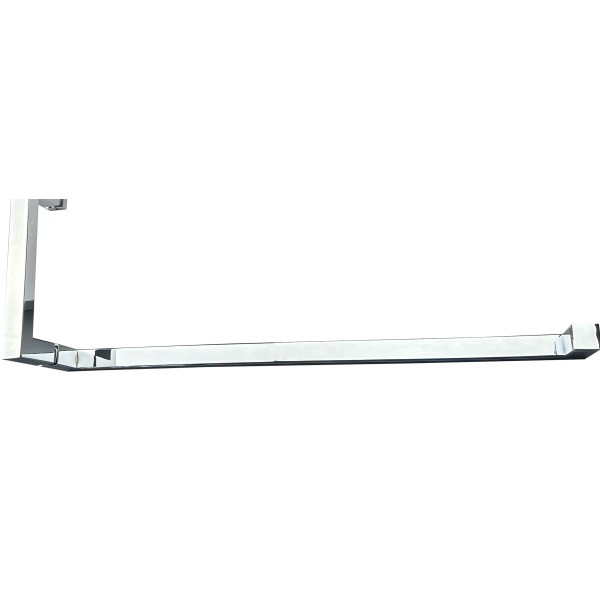 CSQ8X24, Square Tubing 8" Pull Handle with 24" Towel Bar, Pull handle Towel Bar Combination Sets