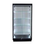 CCO3, GLASS SHOWCASE WITH LED LIGHTS, GLASS SLIDING DOOR WITH LOCK