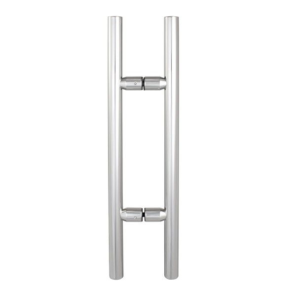 CLP Ladder Style, Back-to-Back Pull Entrance Door Handle, Stainless Steel 304 Tube in 1/16" Thickness