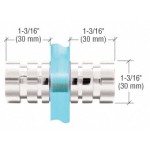 CRL Contemporary Style Back-to-Back Shower Door Knobs